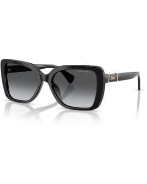 Ralph Lauren Polarized Square Sunglasses Ra5356u - Black