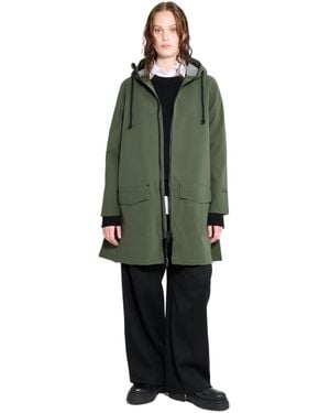 Stutterheim Mosebacke Patch Raincoat - Green