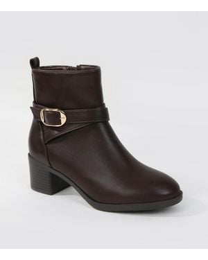 BERNESS Madeline Wrap Strap Bootie - Black