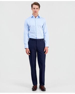 BarIII Slim-fit Blue Plaid Suit Pants, Created For Macy's