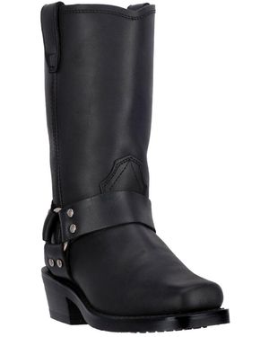 Dingo Molly Leather Harness Boot - Black