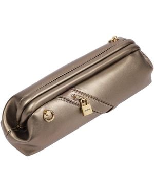Jason Wu Bloomwood Clutch - Brown