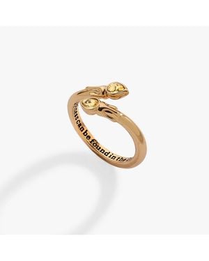 ALEX AND ANI Harry Potter Great Hall Candle Wrap Ring - White