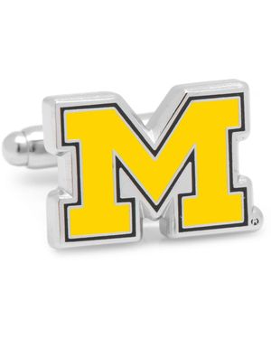 Cufflinks Inc. College Of Michigan Wolverines Cufflinks - Yellow