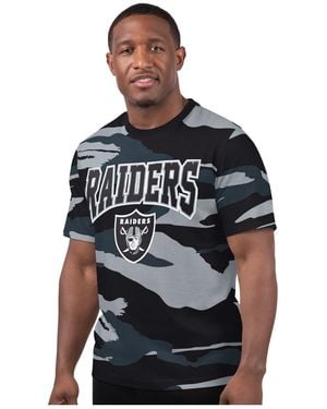 Starter Gray Las Vegas Raiders Thursday Night Gridiron T-shirt