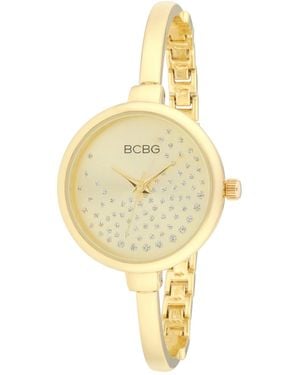 BCBGMAXAZRIA Quartz Round Stainless Steel Watch 32mm - Metallic