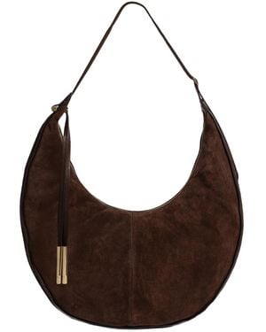 Kenneth Cole Highline Leather Extra-large Banana Hobo Handbag - Brown