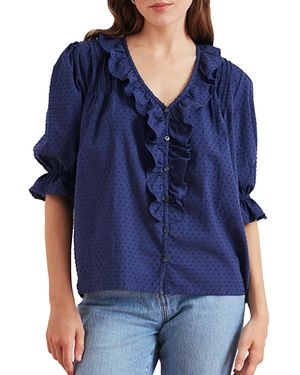 Paneros Clothing Cotton Chloe Shirt - Blue