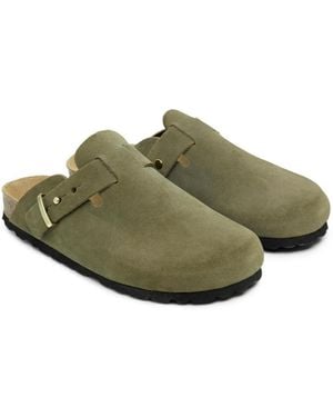 Celtic & Co. Stud Strap Clog - Green