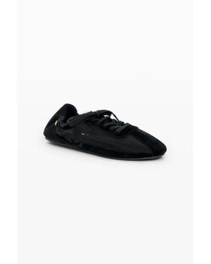 Desigual Leather Logo Sneakers - Black