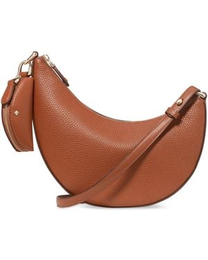 Kate Spade Duo Mini Leather Shoulder Handbag - Brown