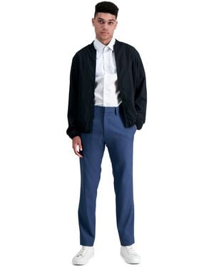 Kenneth Cole Slim-fit Stretch Dress Pants - Blue