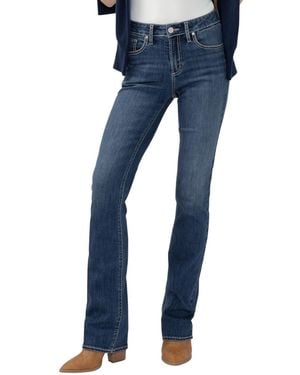 Silver Jeans Co. Avery High-rise Bootcut Jeans - Blue
