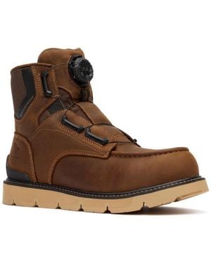 Georgia Boot Carbon Flex Boa Waterproof Moc-toe Work Boot - Brown