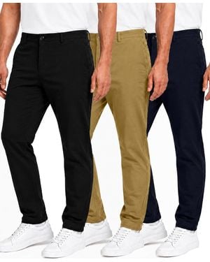 Blu Rock Super Stretch Slim-fit Chino Pants - Black