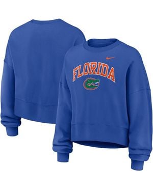 Nike Florida Gators Oversized Phoenix Arch Pullover Sweatshirt - Blue