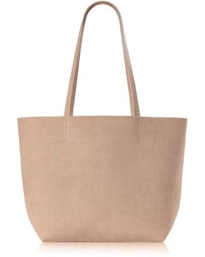 Gigi New York Hunter Nubuck Leather Extra-large Tote Handbag - Natural