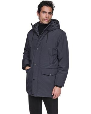 DKNY Heavyweight Signature Parka - Blue