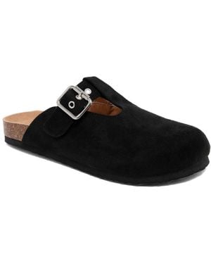 Sugar Snicker Closed Toe Clogs - Black