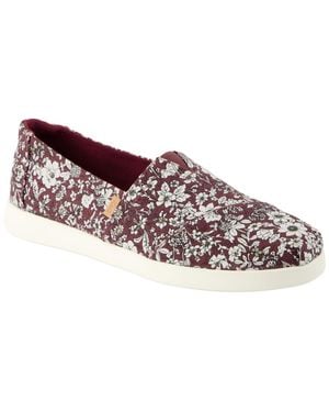 TOMS Alpargata Plus Espadrille Slip-on Loafers - Red