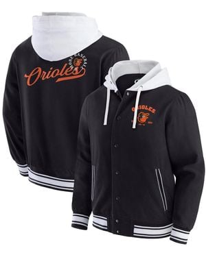 Fanatics Â Baltimore Orioles Full-snap Hooded Jacket - Black