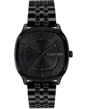 Calvin Klein Ck Shape Ip Stainless Steel Bracelet Watch 37mm - Black