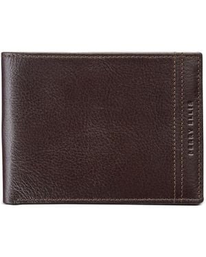 Perry Ellis Rfid Leather Wallet - Brown