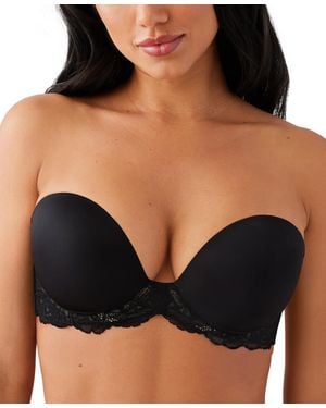 Wacoal Self Assured Push-up Strapless Bra 854390 - Black