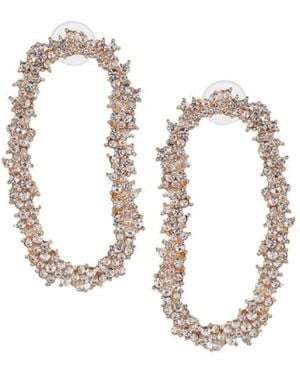 Accessory Concierge Crystal Garland Drop Earrings - Metallic