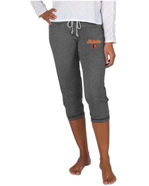 Concepts Sport Baltimore Orioles Quest Knit Capri Pants - Gray