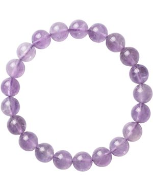 seree Billie — Beaded Jade Stone Bracelet - Purple