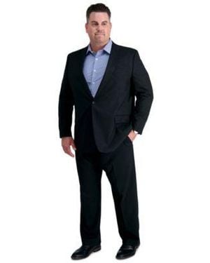 Haggar Jmh Big Tall Classic Fit Suit Separates - Blue