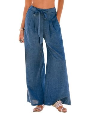 CUPSHE Malibu Girl Pants - Blue
