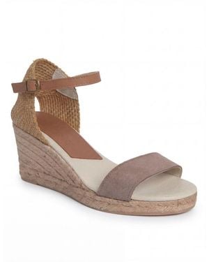 Menina Step Jimena Single Band Wedges - White