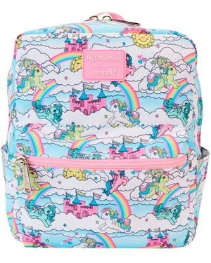 Loungefly My Little Pony Sky Scene Nylon Mini Backpack - Blue