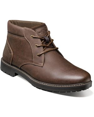 Nunn Bush Delton Plain Toe Boots - Brown