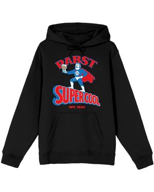 Pabst Blue Ribbon Big & Tall Super Bartender Word Logo Est 1844 - Black