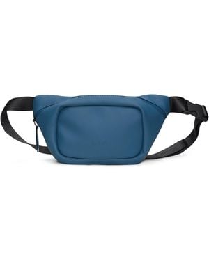 Rains Zip Waist Bag - Blue