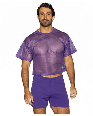 Bike Athletic Short Sleeve Practice Jersey - Purple