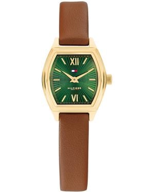 Tommy Hilfiger Quartz Norah Leather Watch - Green