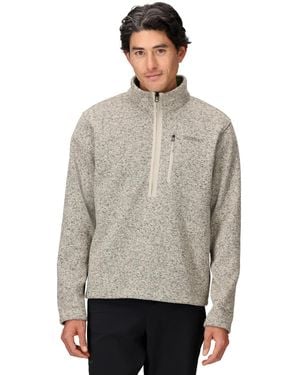 Marmot Drop Line Half Zip Sweatshirt - Gray