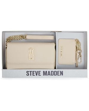 Steve Madden Boxed Carina Crossbody Wallet - White