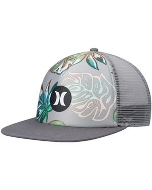 Hurley Balboa Trucker Snapback Hat - Gray