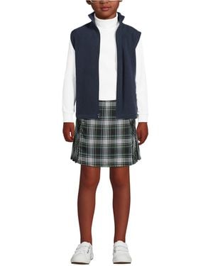 Lands' End Kids Lightweight Fleece Vest - Black