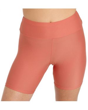 Calypsa Mid-thigh Swim Shorts - Orange