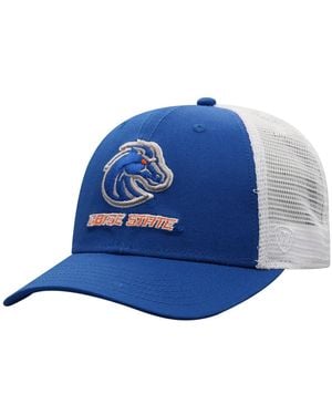 Top Of The World Â Royal/white Boise State Broncos Victory Baseline Adjustable Trucker Hat - Blue