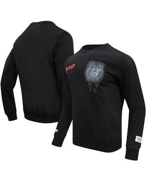 FREEZE MAX And Looney Tunes Taz Savage Horror Pullover Sweatshirt - Black
