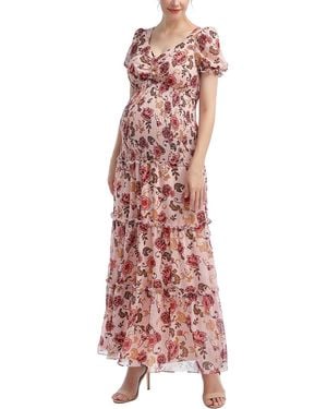 Kimi + Kai Kimi + Kai Maternity Aoife Maxi Dress - Red