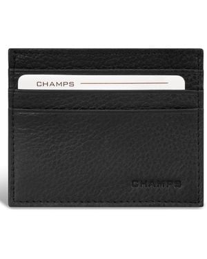 CHAMPS Classic Collection Leather Wallets - Black