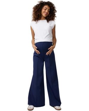 Ingrid & Isabel Ingrid + Isabel Ingrid + Isabel Flare Ponte Knit Pants - Blue